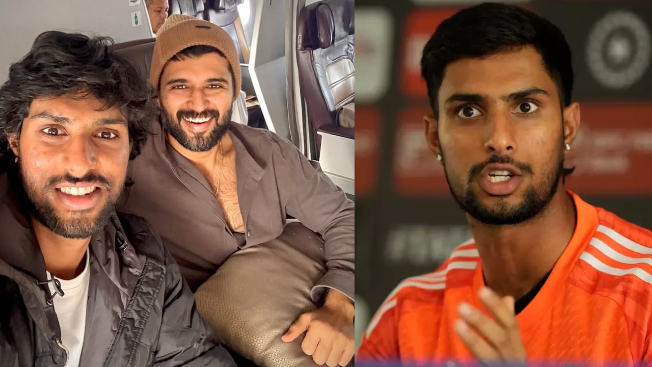 Tilak Varma – Vijay Devarkonda : టీమ్ఇండియా యువ క్రికెటర్ తిలక్ వర్మతో రౌడీ హీరో విజయ్ దేవరకొండ.. పిక్ వైరల్.. Tilak Varma – Vijay Devarkonda : టీమ్ఇండియా యువ క్రికెటర్ తిలక్ వర్మతో రౌడీ హీరో విజయ్ దేవరకొండ.. పిక్ వైరల్..