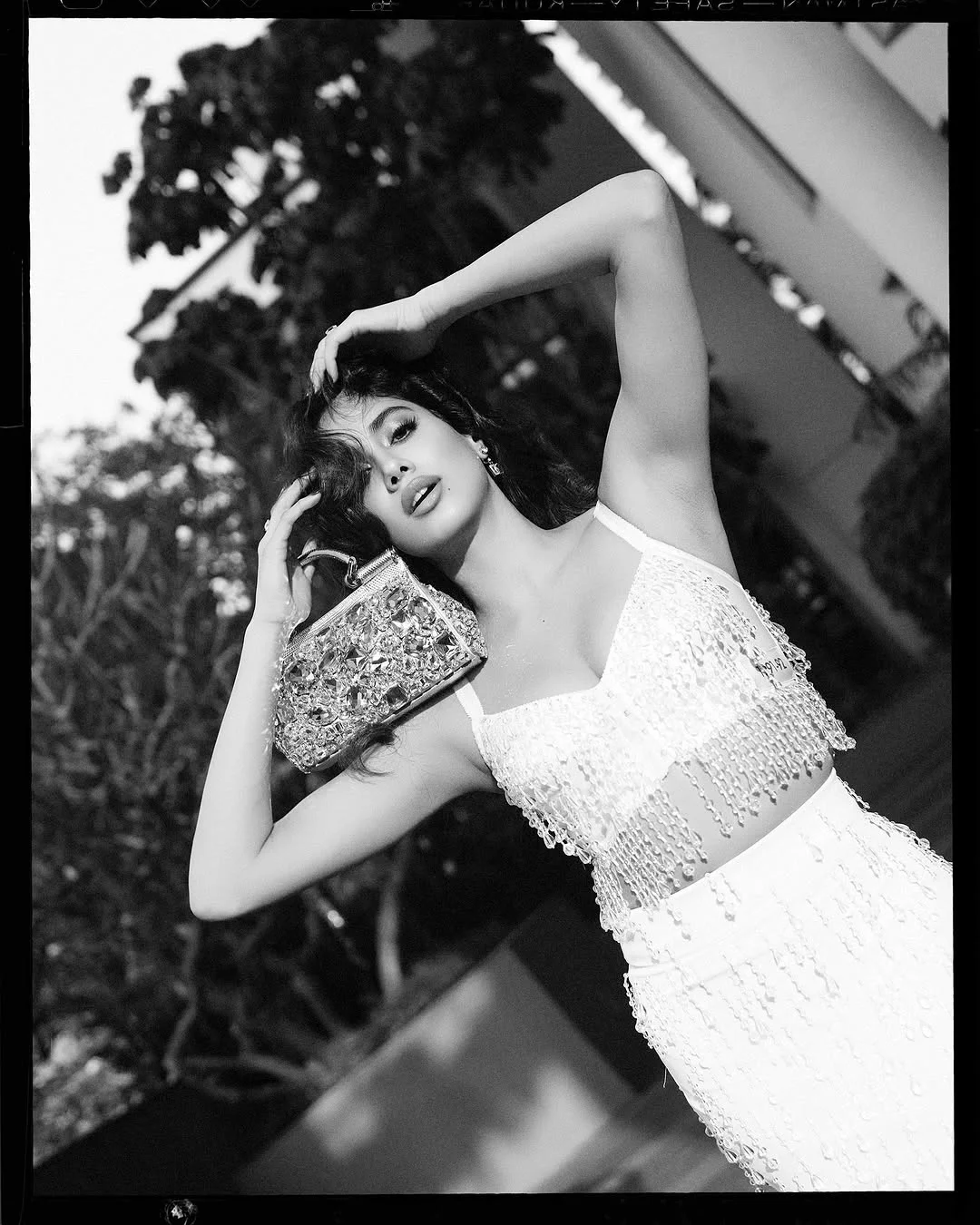 Janhvi Kapoor Elegant her Beauty in White Dress