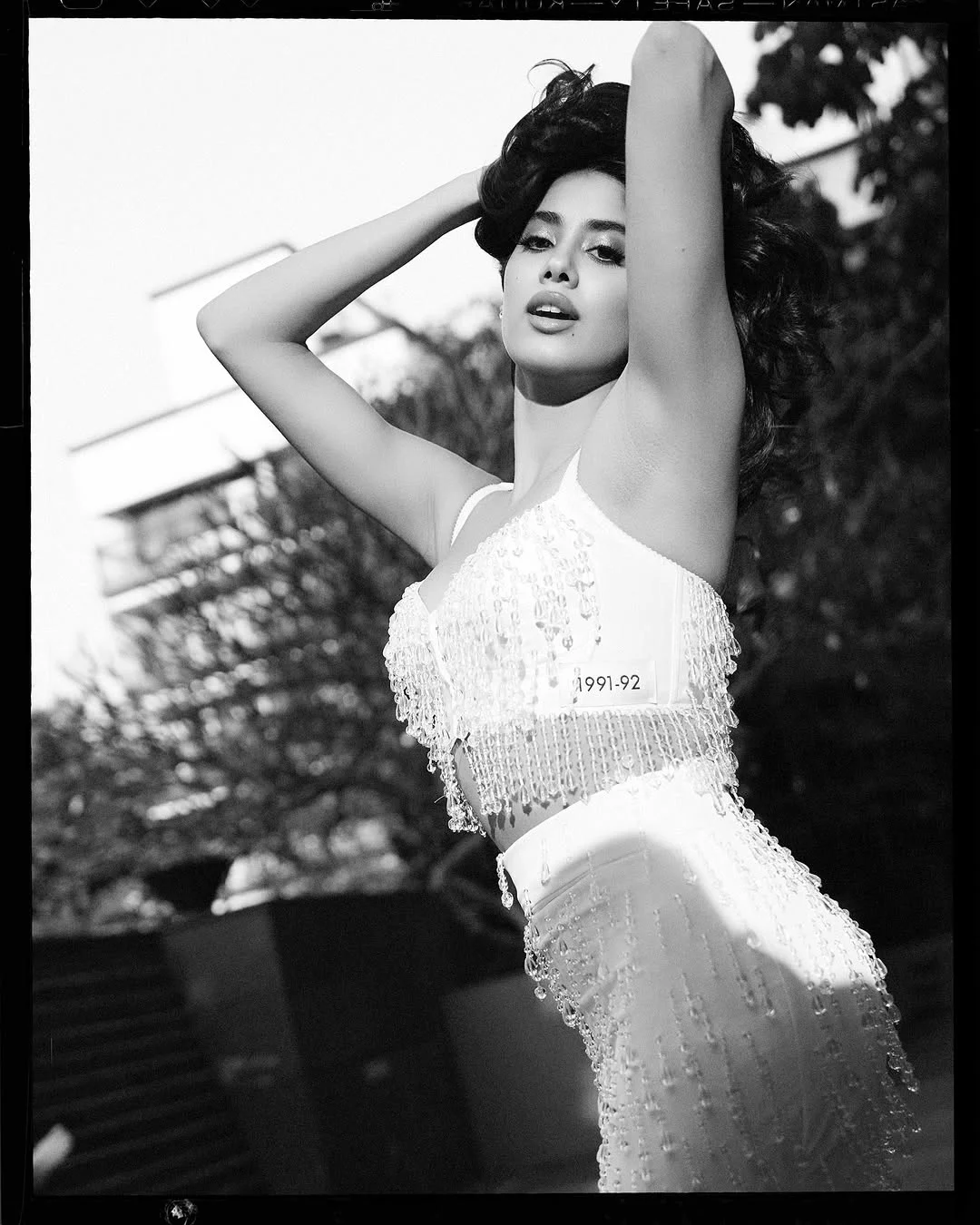 Janhvi Kapoor Elegant her Beauty in White Dress