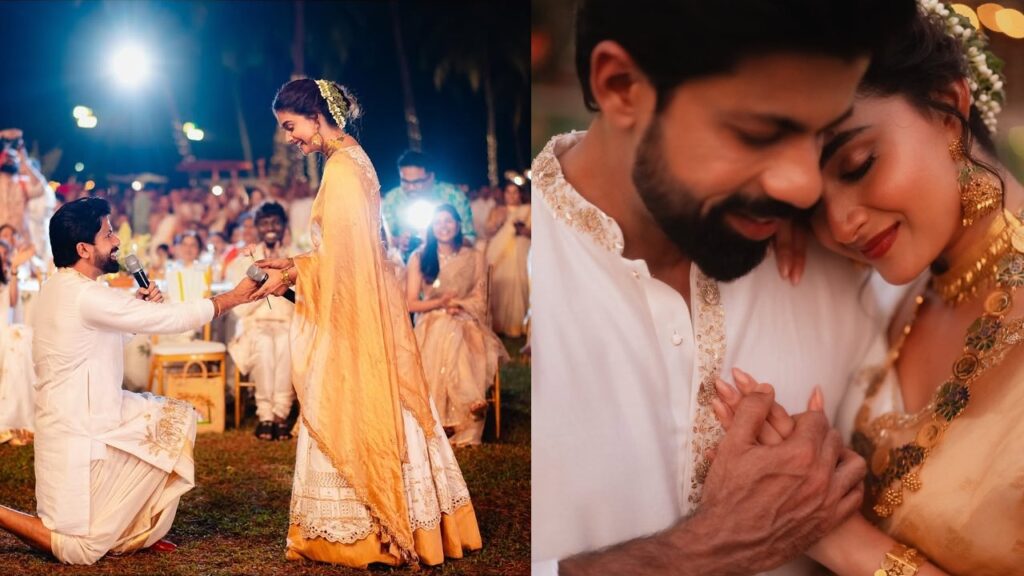 Keerthy Suresh Antony Thattil Wedding Reception Photos