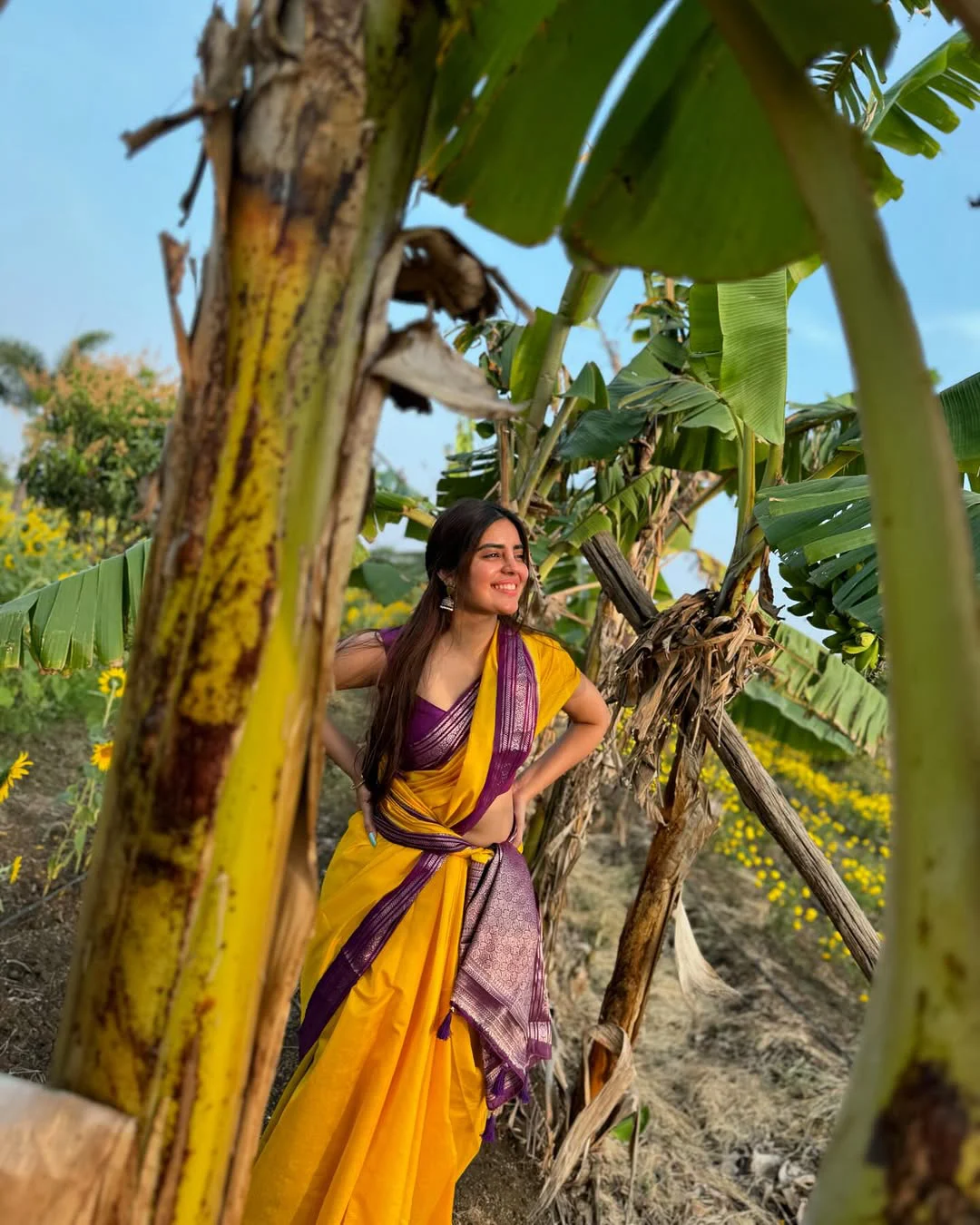 Kushitha Kallapu Cute Sankranthi special Photos