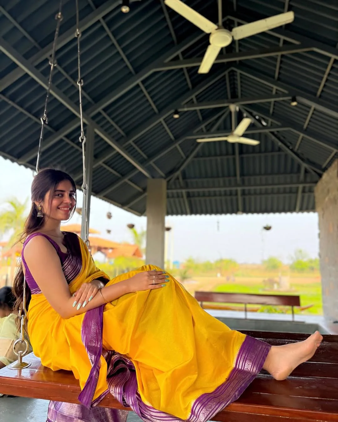 Kushitha Kallapu Cute Sankranthi special Photos