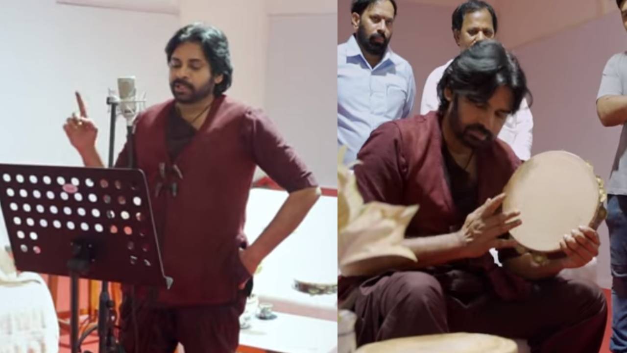 Hari Hara Veera Mallu : మాట వినాలి పాటను పవన్ ఎలా పాడారో చూశారా? బీటీఎస్ వచ్చేసింది.. Hari Hara Veera Mallu : మాట వినాలి పాటను పవన్ ఎలా పాడారో చూశారా? బీటీఎస్ వచ్చేసింది..