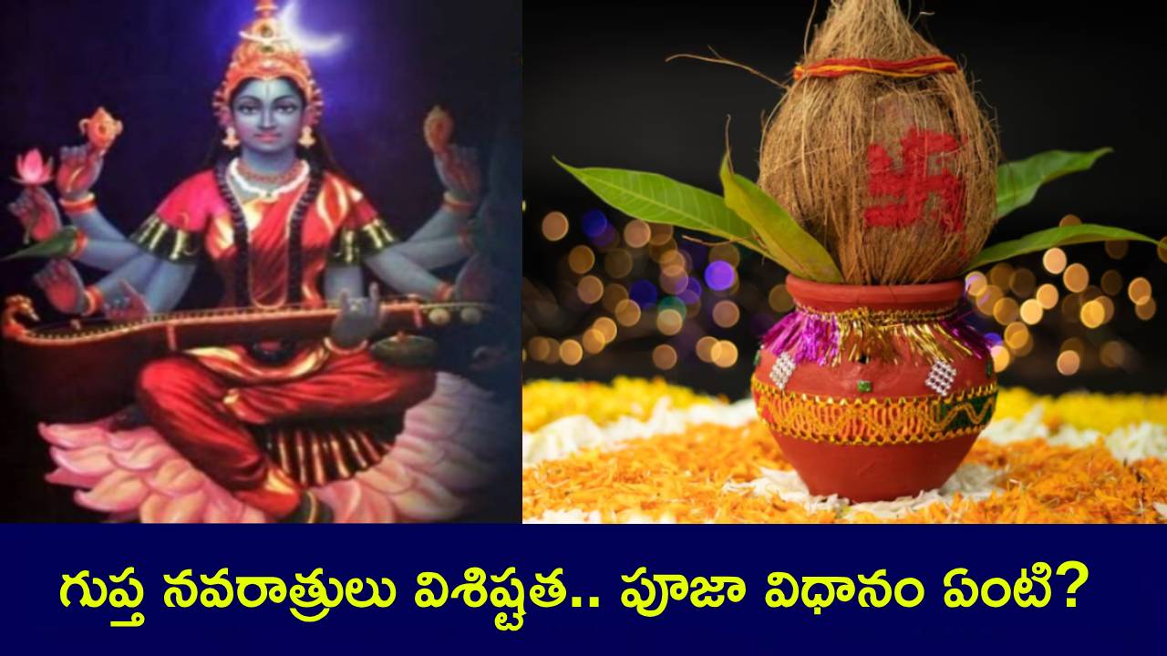 Gupt Navratri 2025 : గుప్త నవరాత్రులు విశిష్టత.. పూజా విధానం ఏంటి? ఈ 9 రోజులు అమ్మవారిని ఏయే రూపాల్లో ఆరాధించాలంటే? Gupt Navratri 2025 : గుప్త నవరాత్రులు విశిష్టత.. పూజా విధానం ఏంటి? ఈ 9 రోజులు అమ్మవారిని ఏయే రూపాల్లో ఆరాధించాలంటే?