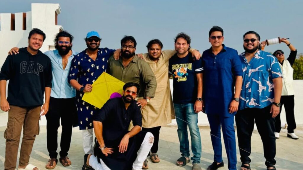 Manchu Manoj Celebrates Sankranthi with Family and Mega Heros