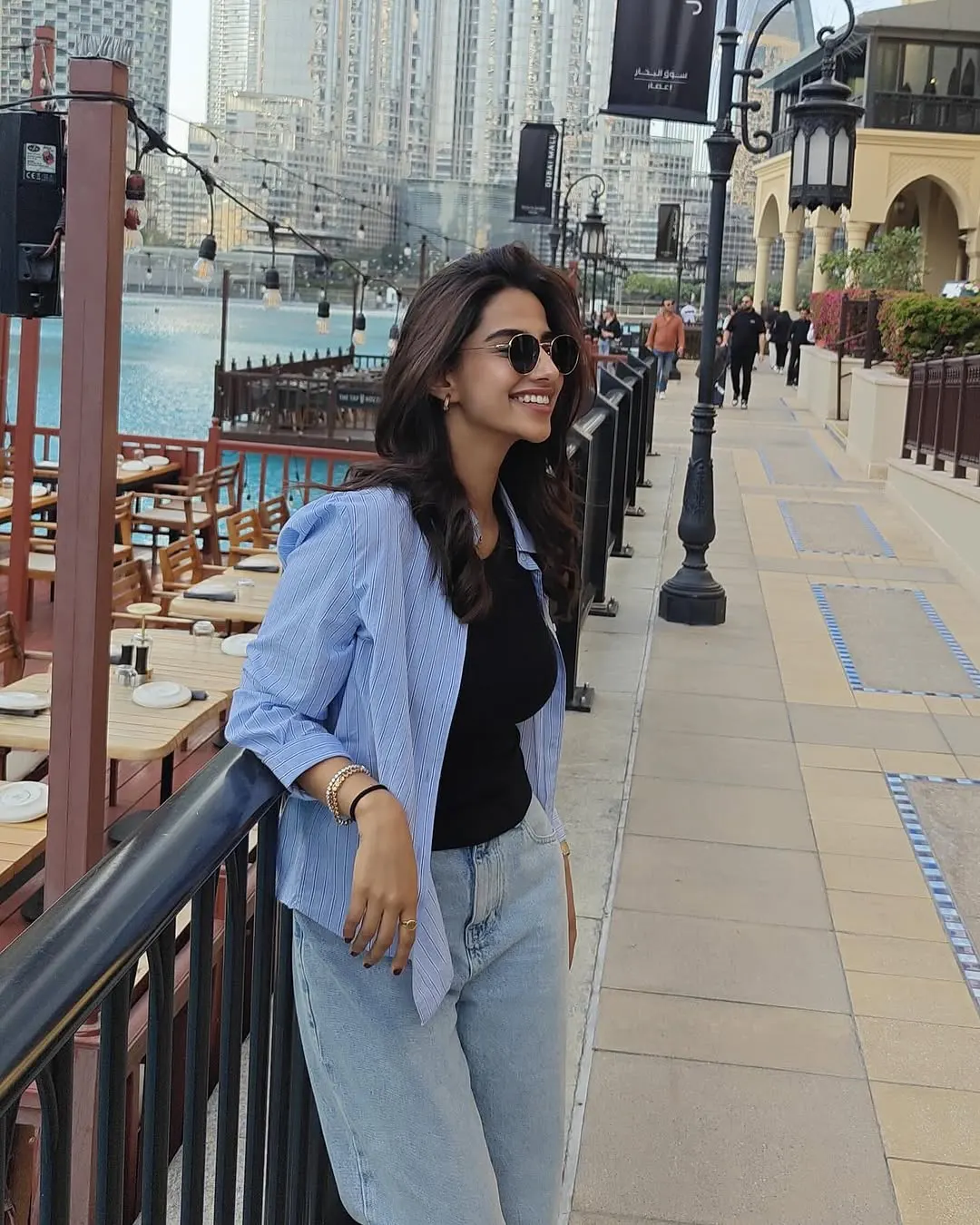 Meenaakshi Chaudhary Enjoying Dubai Trip with Family