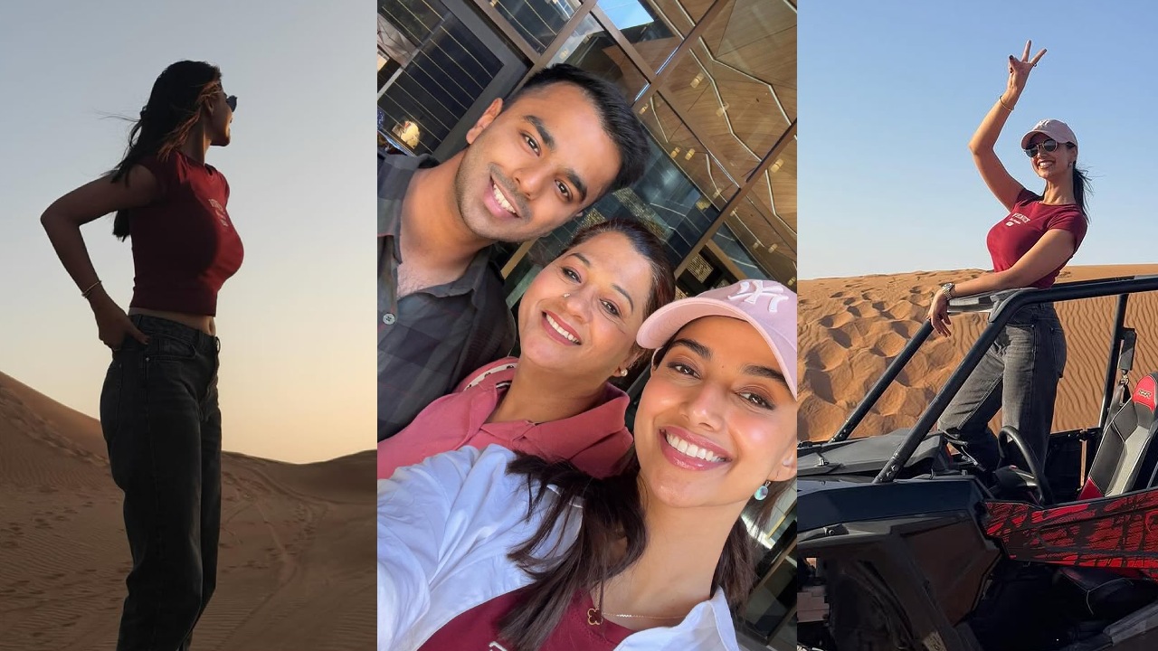 Meenaakshi Chaudhary : సంక్రాంతికి వస్తున్నాం హిట్ అవ్వగానే.. ఫ్యామిలీతో దుబాయ్ ట్రిప్ కి వెళ్లిన హీరోయిన్.. ఫొటోలు చూశారా?