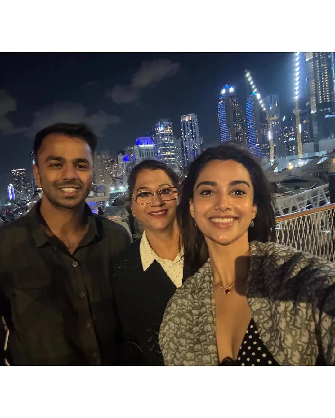 Meenaakshi Chaudhary Enjoying Dubai Trip with Family