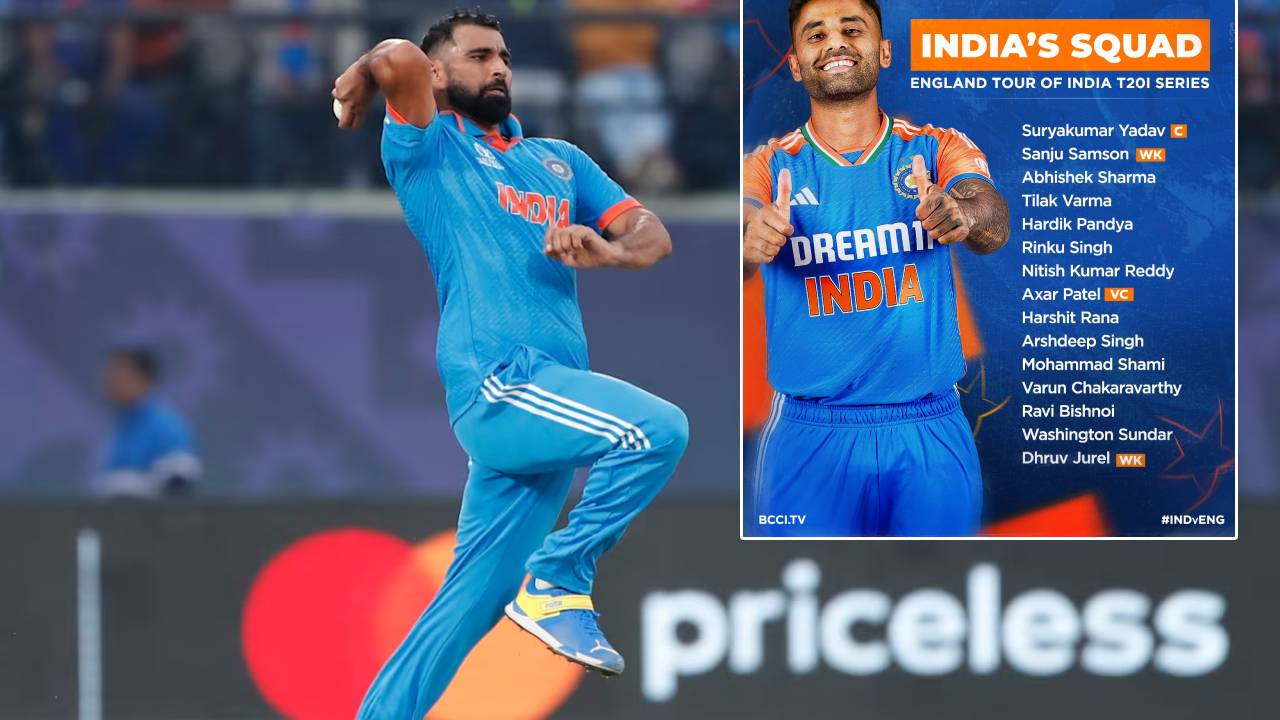 IND vs ENG T20: ఇంగ్లాండ్తో ఐదు టీ20లకు భారత్ జట్టు ప్రకటన.. షమీ, నితీశ్ రెడ్డితో సహా.. IND vs ENG T20: ఇంగ్లాండ్తో ఐదు టీ20లకు భారత్ జట్టు ప్రకటన.. షమీ, నితీశ్ రెడ్డితో సహా..