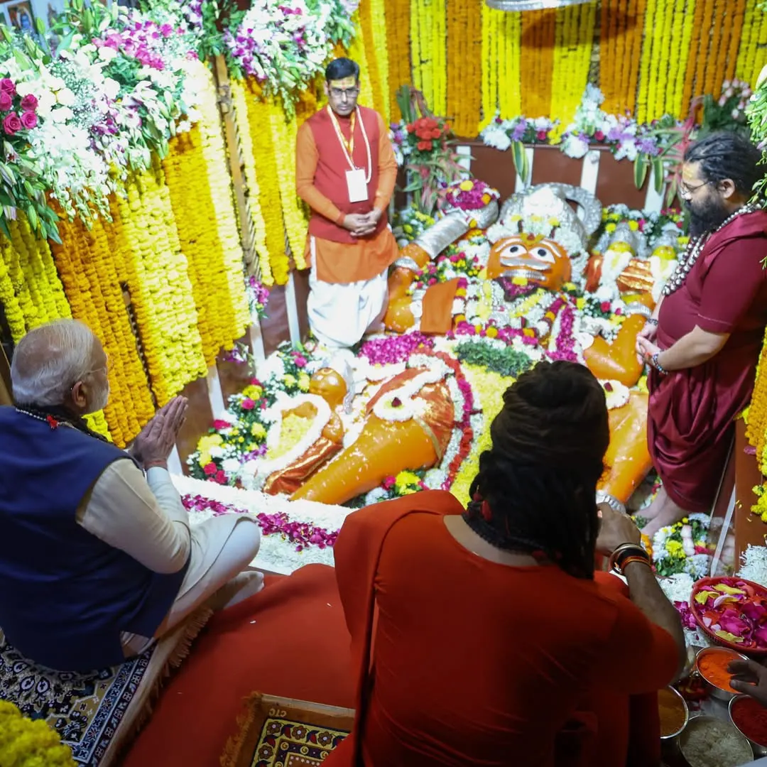 Narendra Modi Pooja Ceremony in Prayagraj Before Maha Kumbha Mela