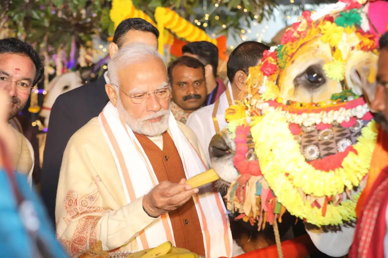 PM Narendra Modi Sankranthi Celebrations