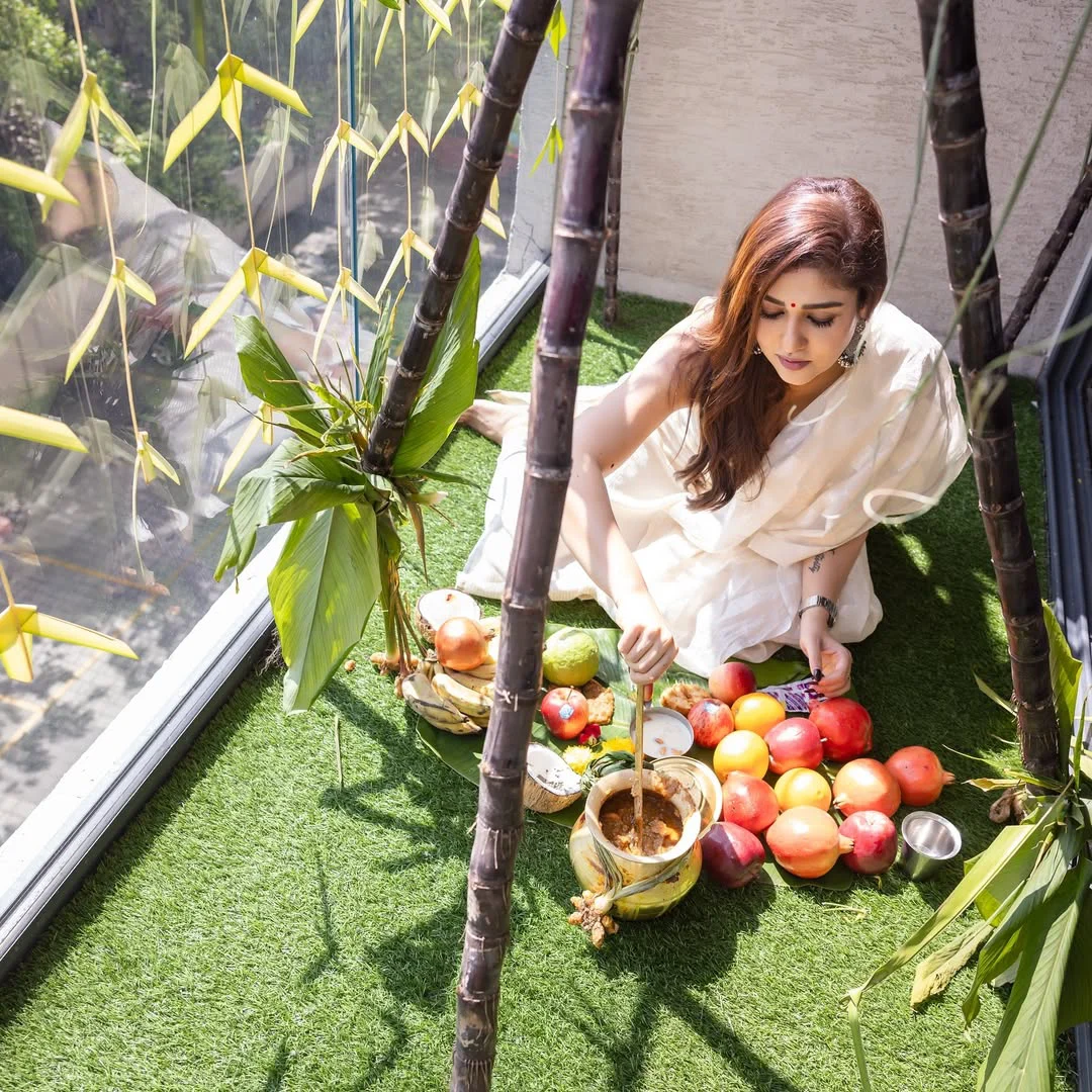 Nayanthara Sankranthi Celebrations with Family