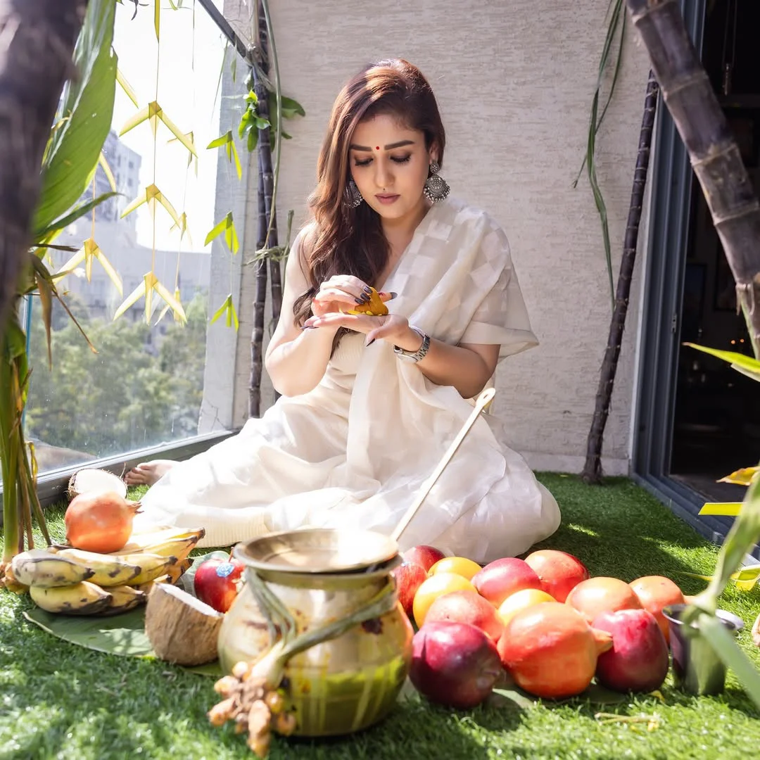 Nayanthara Sankranthi Celebrations with Family