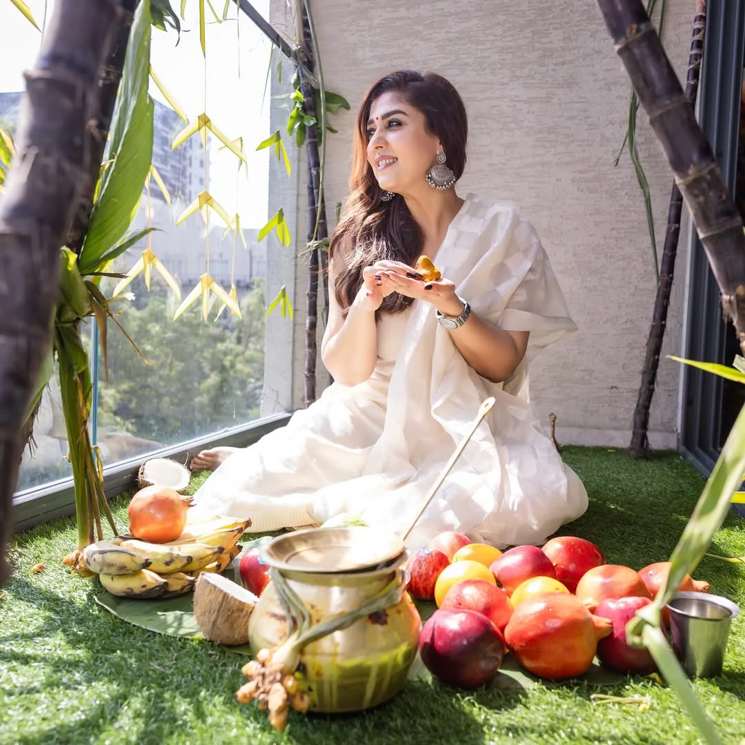 Nayanthara Sankranthi Celebrations with Family