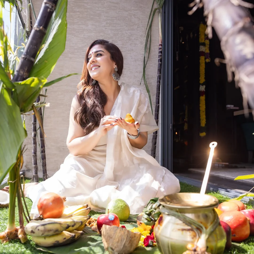 Nayanthara Sankranthi Celebrations with Family