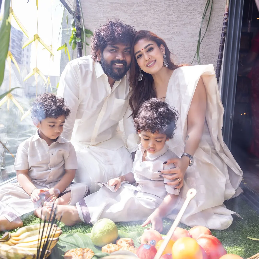 Nayanthara Sankranthi Celebrations with Family