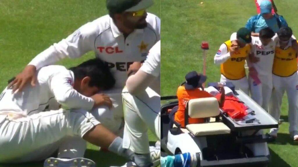Pakistan player Saim Ayub rushed to hospital after freak injury in 2nd Test vs South