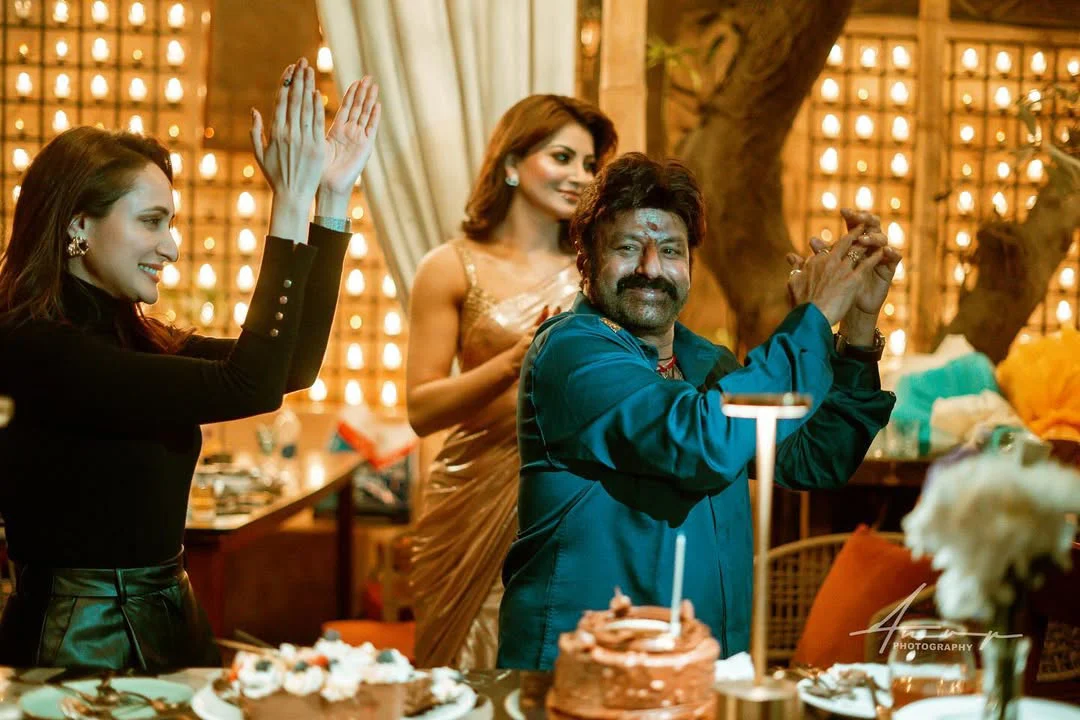 Pragya Jaiswal Birthday Celebrations with Balakrishna and Daaku Maharaaj Team