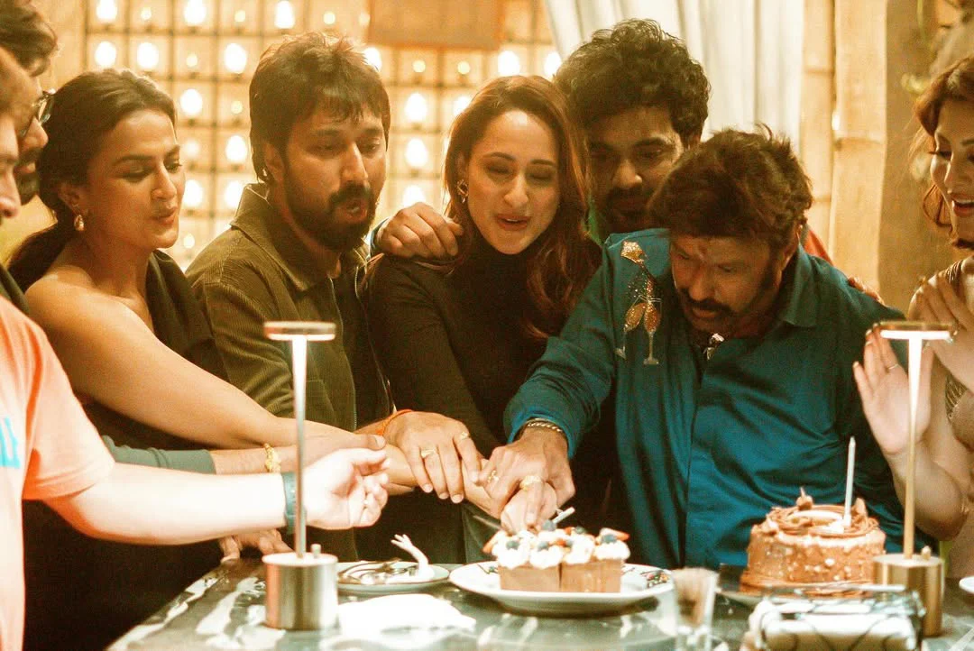 Pragya Jaiswal Birthday Celebrations with Balakrishna and Daaku Maharaaj Team