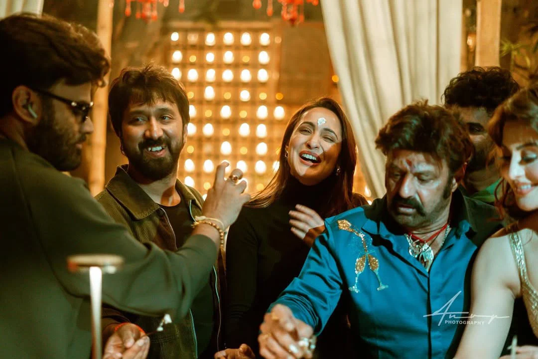 Pragya Jaiswal Birthday Celebrations with Balakrishna and Daaku Maharaaj Team