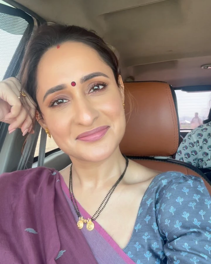 Pragya Jaiswal Working Stills from Daaku Maharaaj