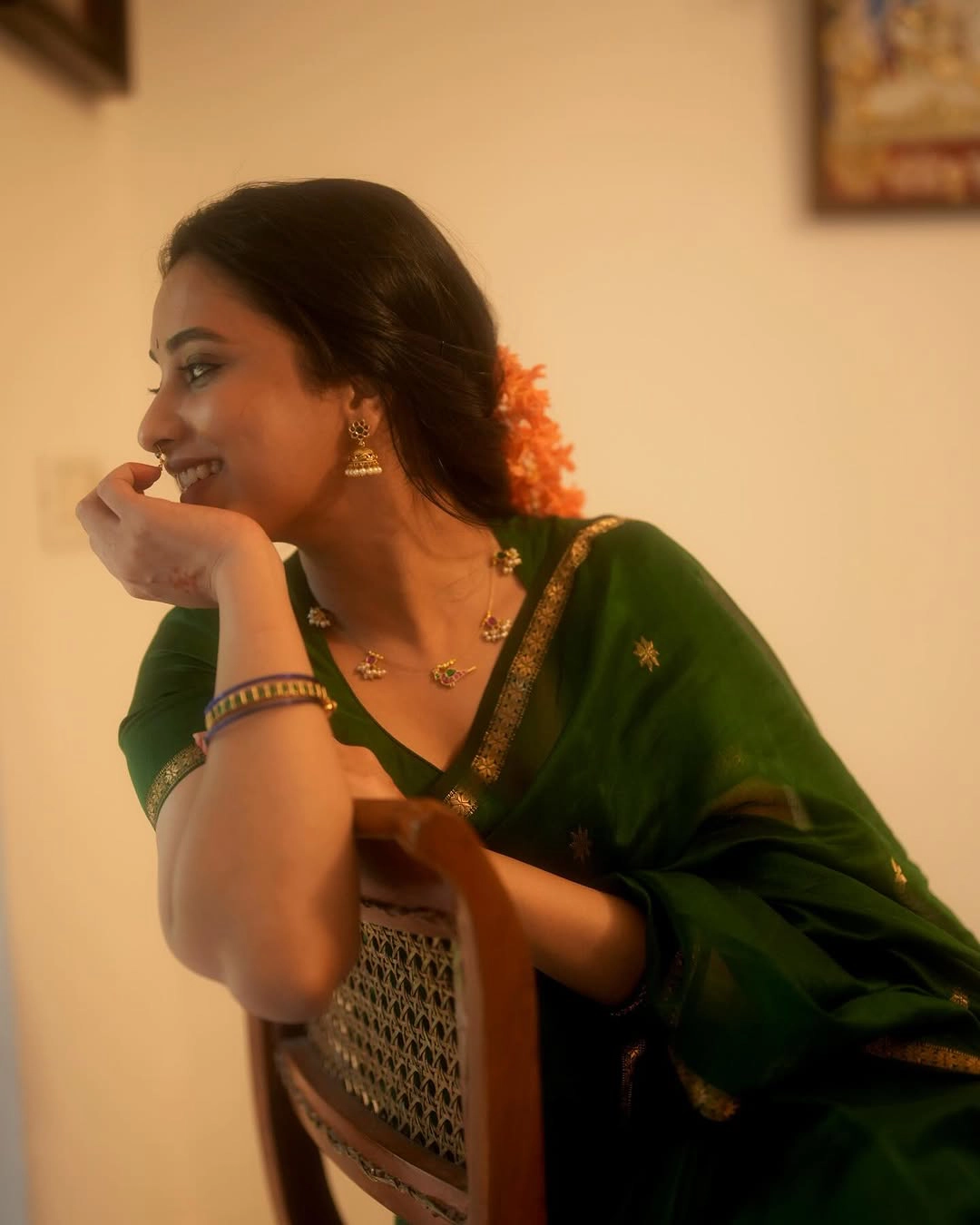 Priyanka Mohan Cute Looks in Traditional Wear