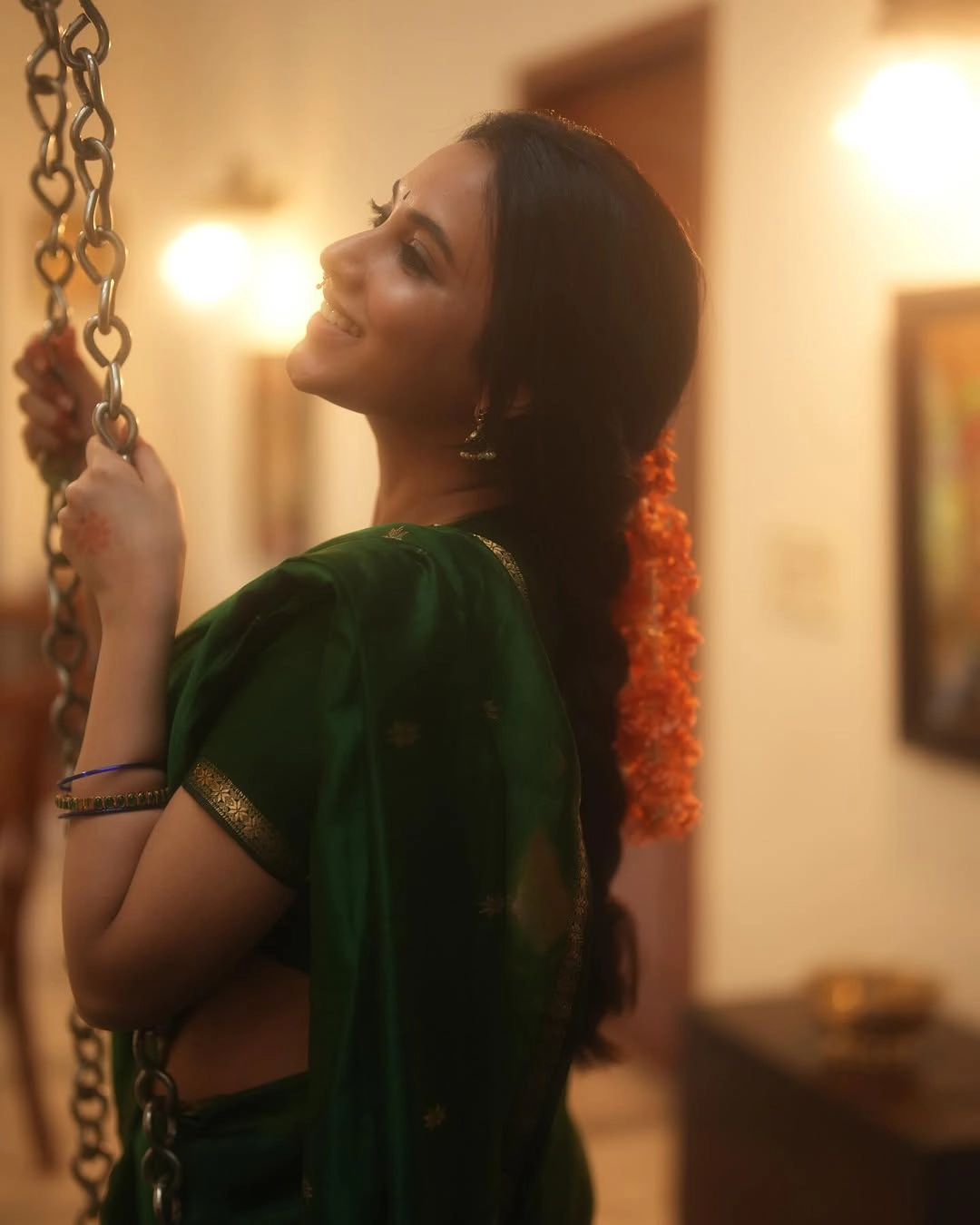 Priyanka Mohan Cute Looks in Traditional Wear