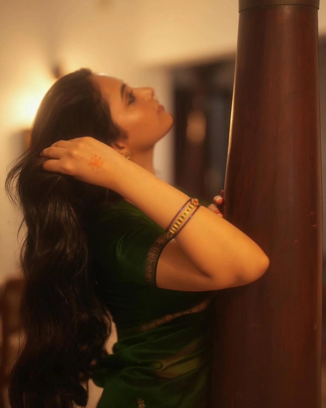 Priyanka Mohan Cute Looks in Traditional Wear