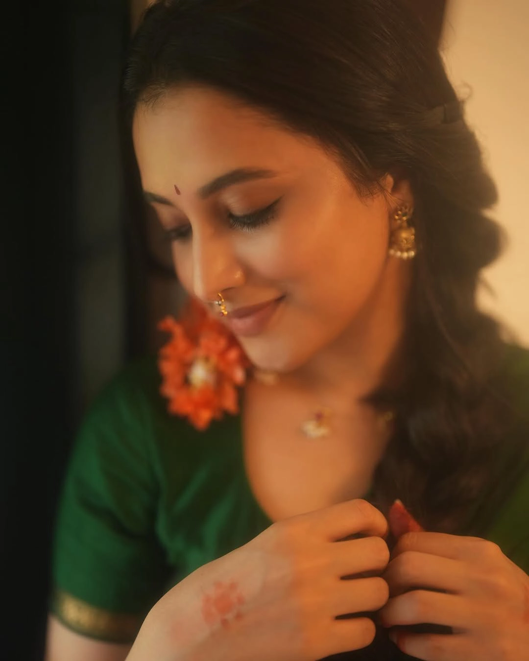 Priyanka Mohan Cute Looks in Traditional Wear