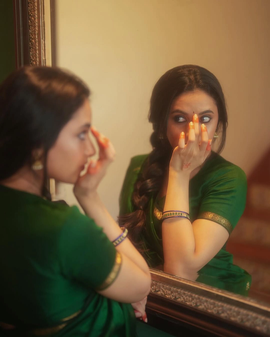 Priyanka Mohan Cute Looks in Traditional Wear