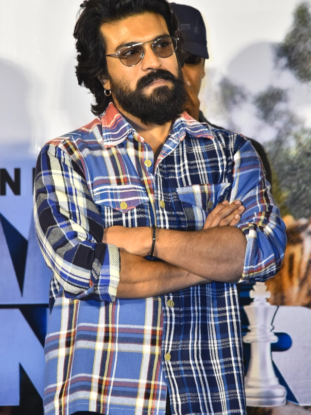 Ram Charan Looks in Game Changer Trailer launch Event