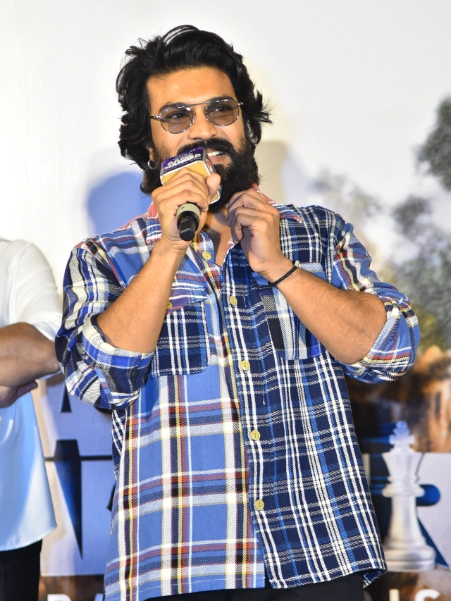 Ram Charan Looks in Game Changer Trailer launch Event