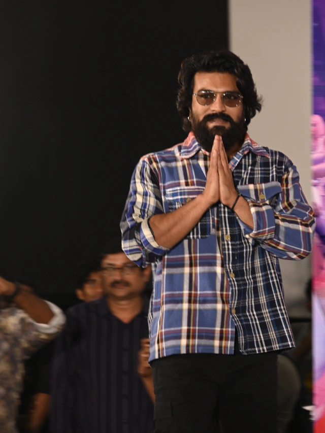 Ram Charan Looks in Game Changer Trailer launch Event