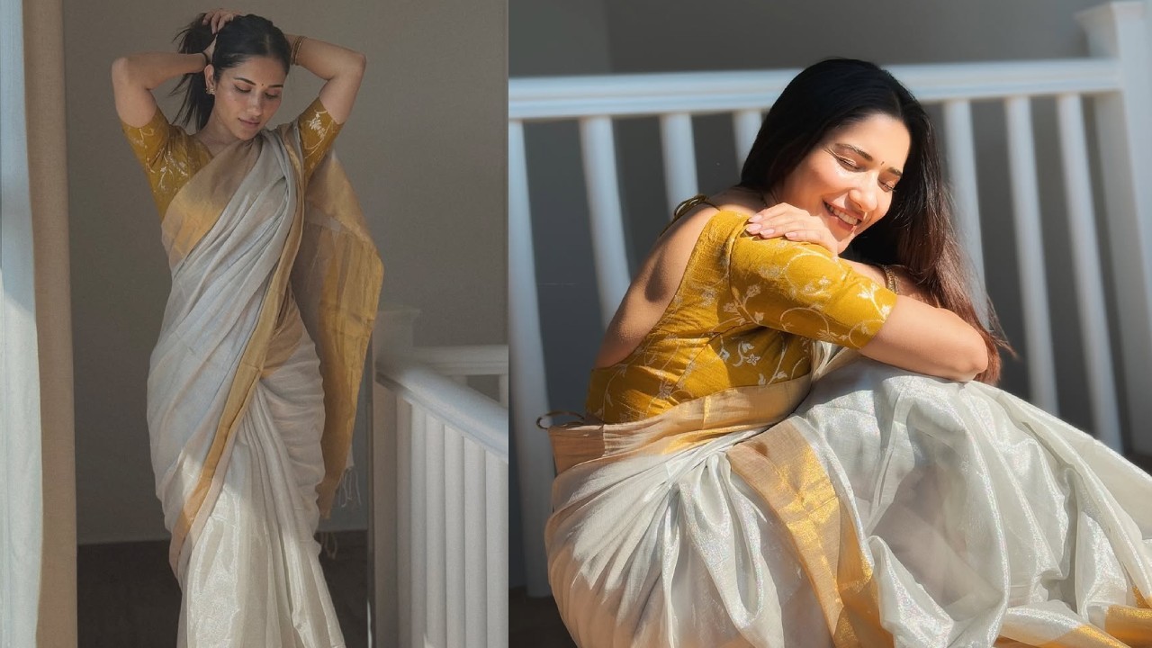 Ruhani Sharma : చీరకట్టులో రుహాణి శర్మ సంక్రాంతి స్పెషల్ ఫొటోలు..