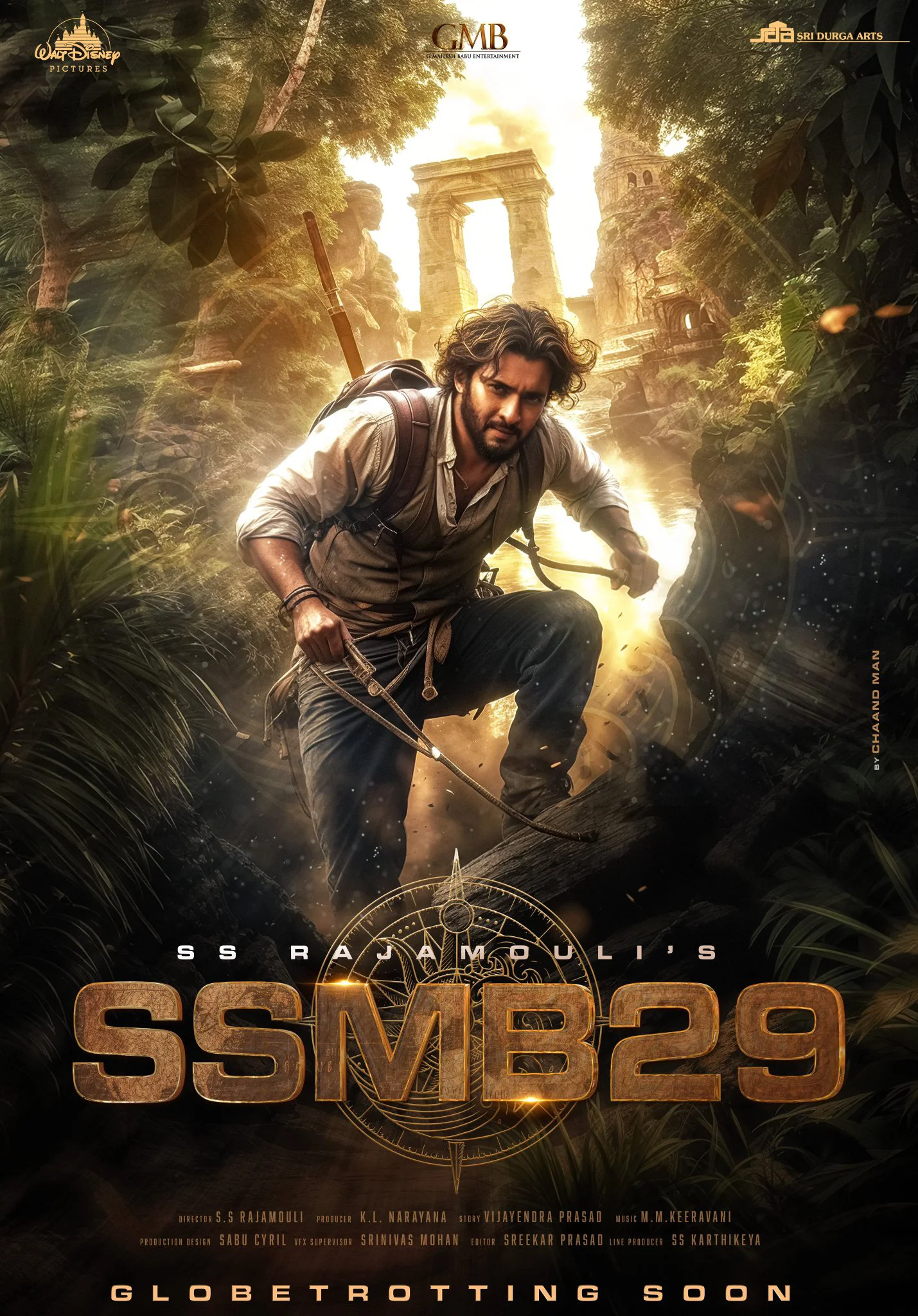 Mahesh Babu Rajamouli SSMB29 Movie Fan Made Posters