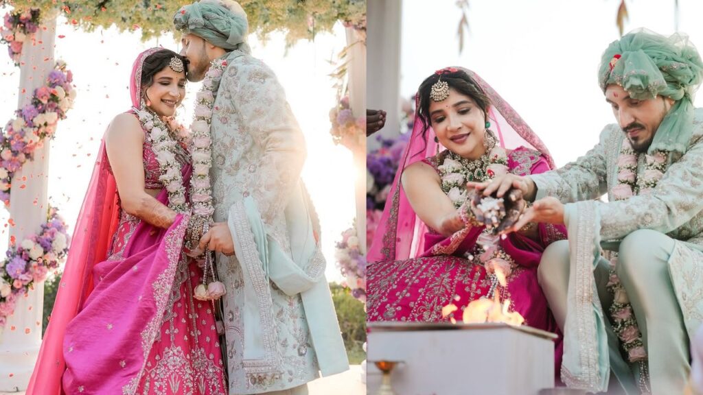 Sakshi Agarwal Married her Boy Friend Navneet in Goa Photos goes Viral