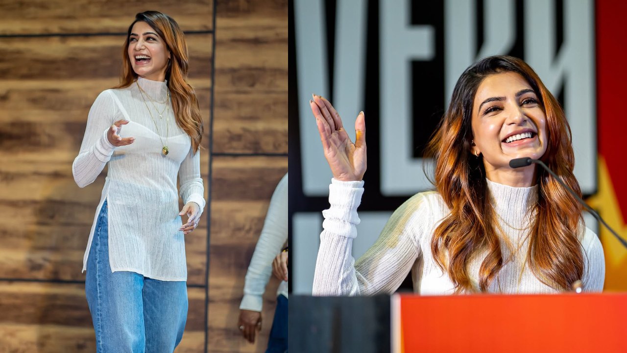 Samantha : సమంత లేటెస్ట్ క్యూట్ ఫోటోలు చూశారా?.. తన టీమ్ జెర్సీ లాంచ్ ఈవెంట్లో..