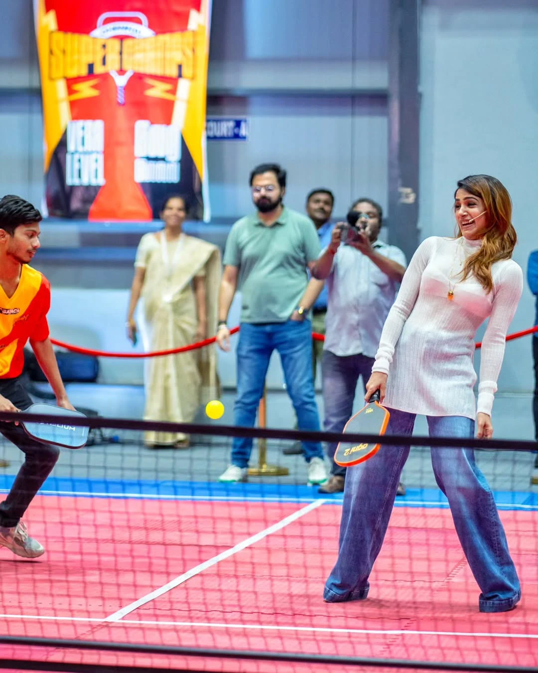 Samantha Participated in Chennai Super Champs Jersey Launch Event