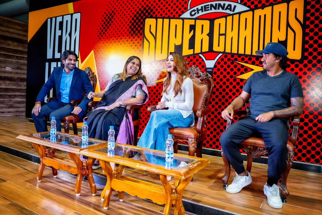Samantha Participated in Chennai Super Champs Jersey Launch Event