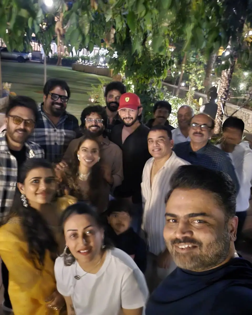 Sankranthiki Vasthunnam Success Party with Mahesh Babu