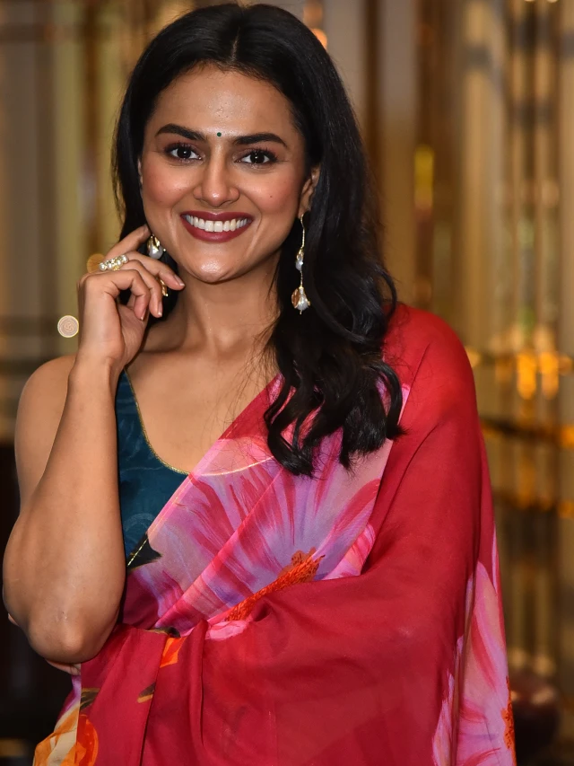 Shraddha Srinath Saree Photos from Daaku Maharaaj Promotions