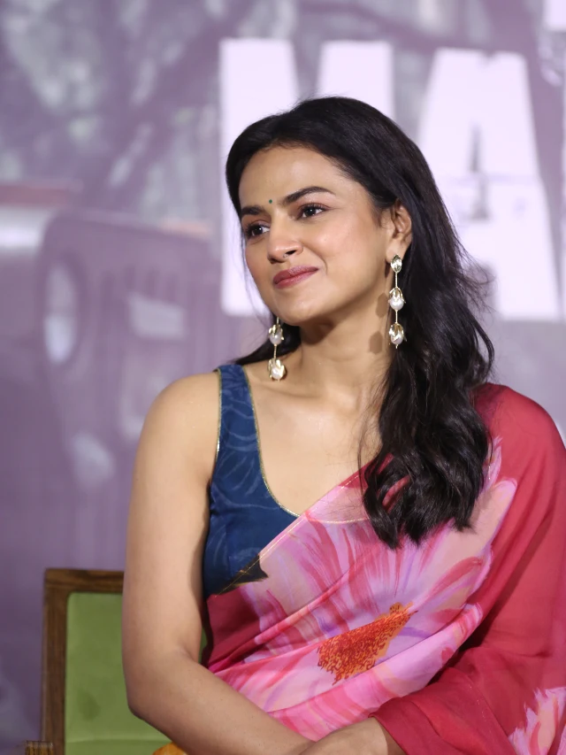 Shraddha Srinath Saree Photos from Daaku Maharaaj Promotions