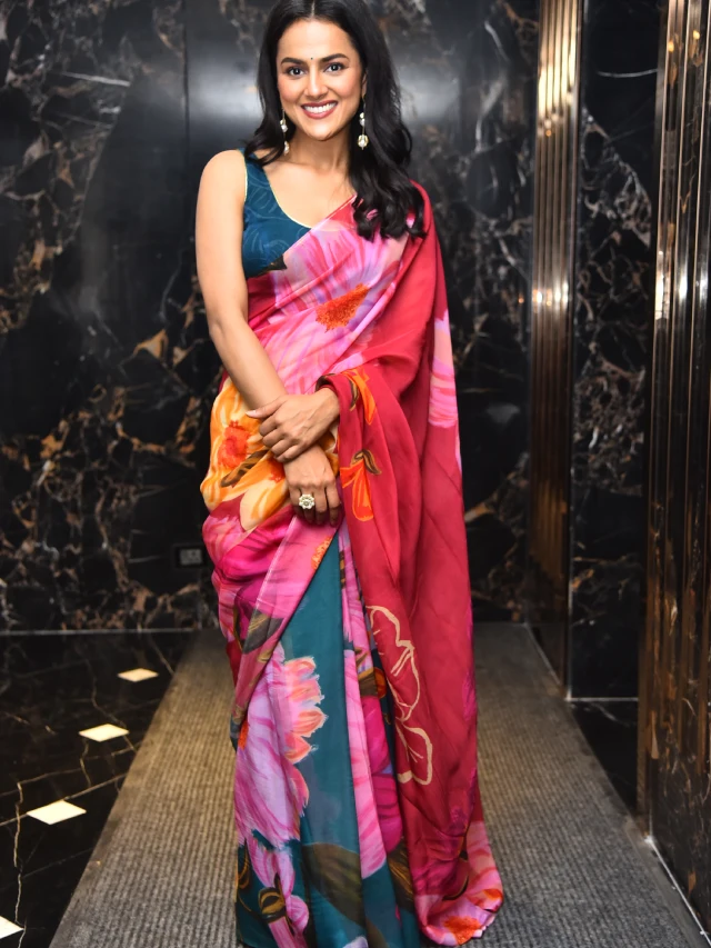 Shraddha Srinath Saree Photos from Daaku Maharaaj Promotions