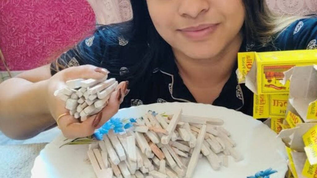 Slate pencil eating