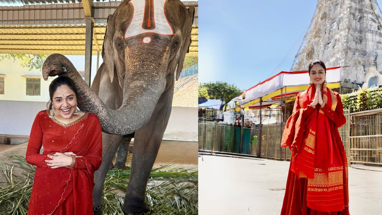 Anchor Sreemukhi : తిరుమల వేంకటేశుని సన్నిధిలో యాంకర్ శ్రీముఖి.. ఫొటోలు చూడండి..