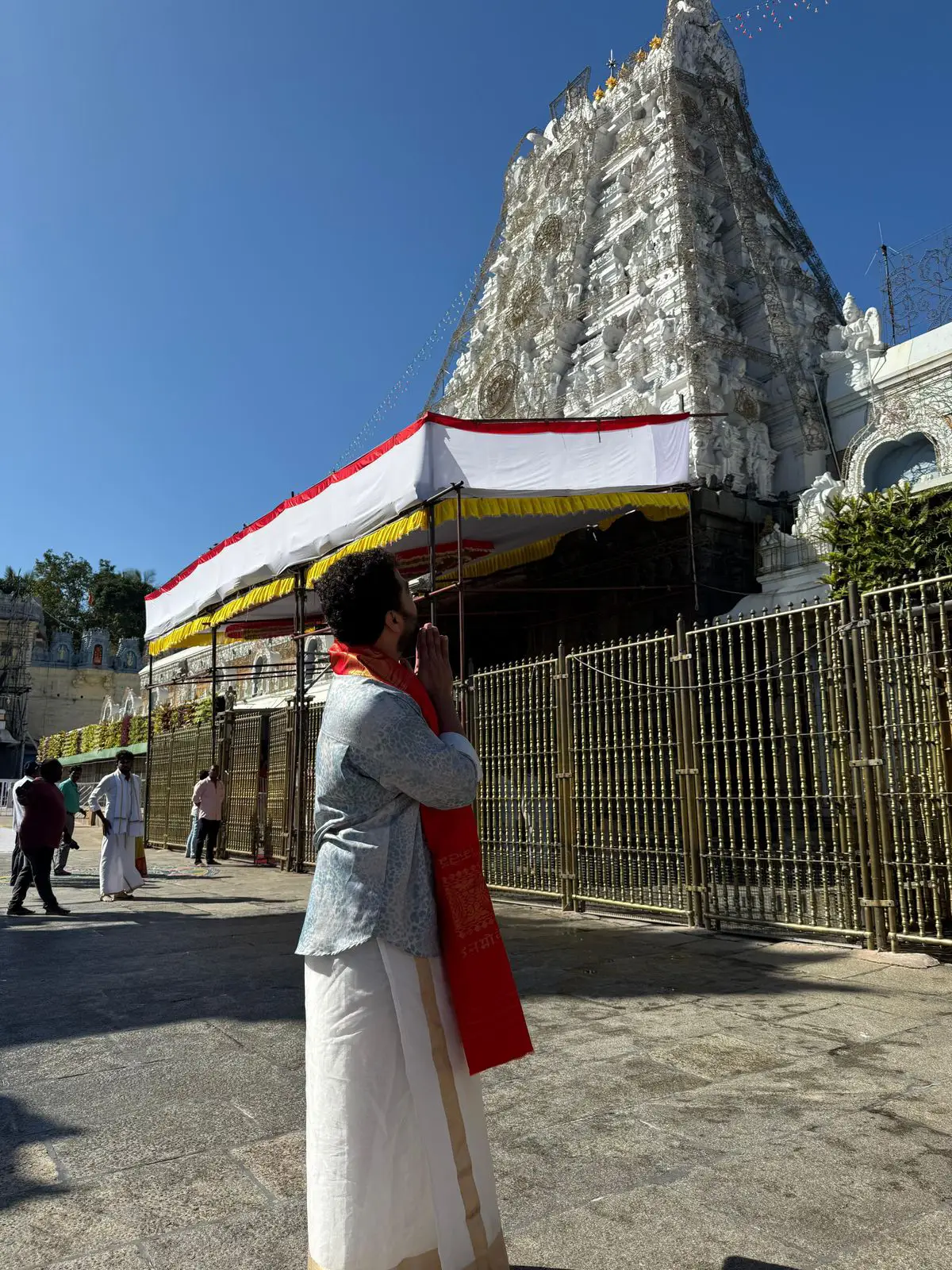 Vishwak Sen Visits Tirumala