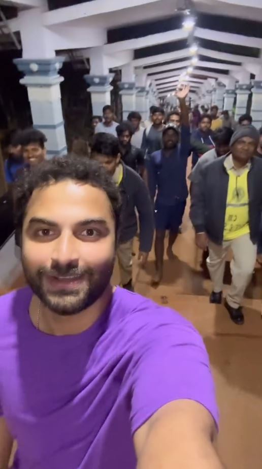 Vishwak Sen Visits Tirumala