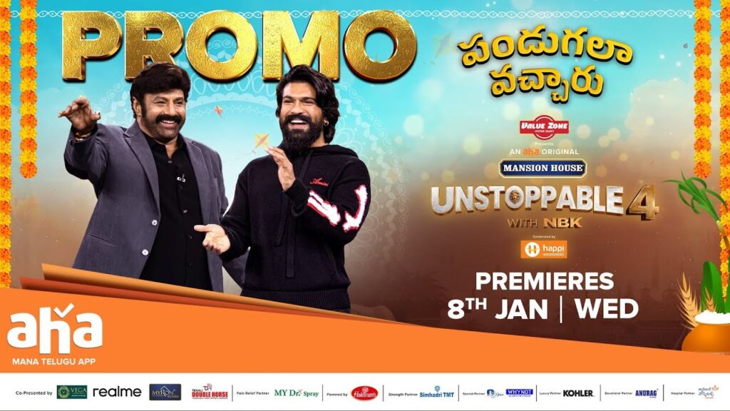Balakrishna Ram Charan Unstoppable Episode Promo Released