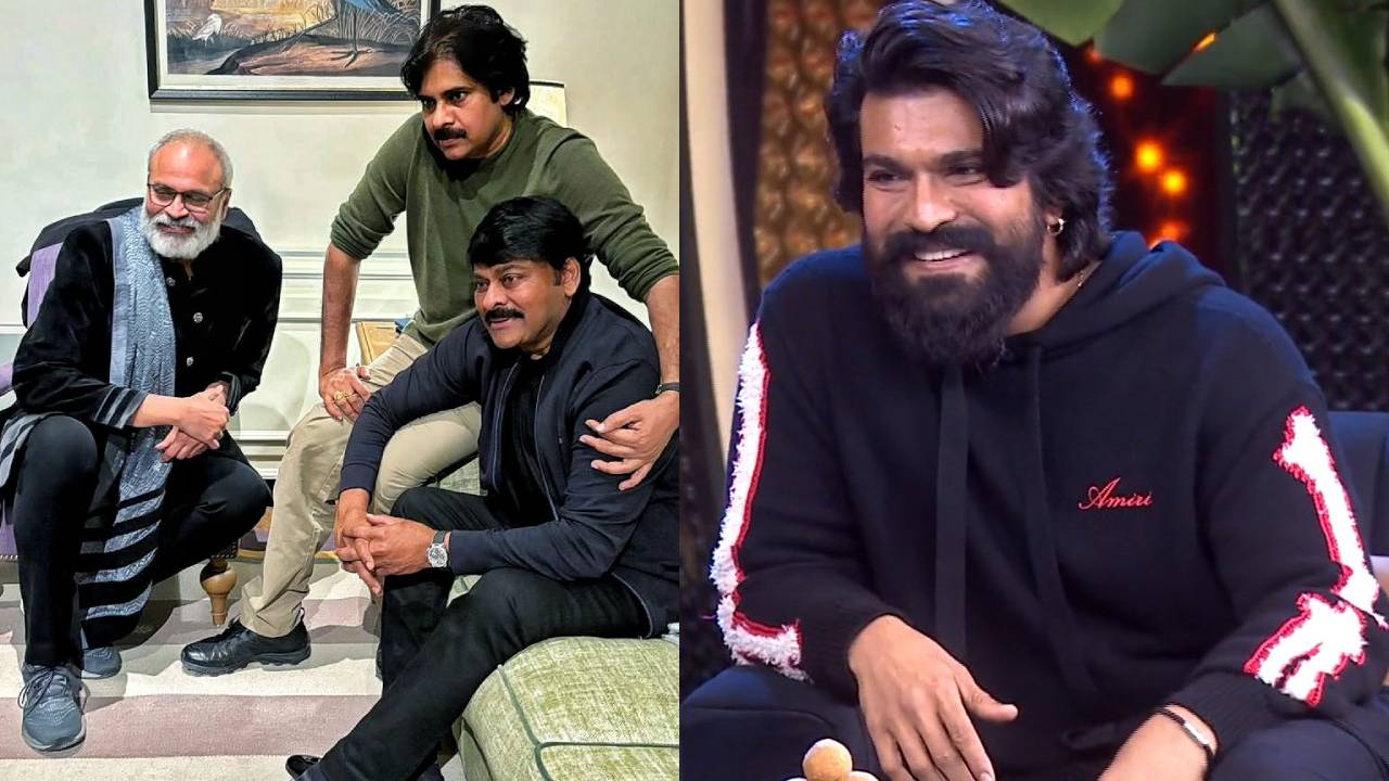 Ram Charan : కళ్యాణ్ బాబాయ్ కి ఓపిక ఎక్కువ.. దేన్నైనా భరిస్తారు.. పవన్, చిరు, నాగబాబులపై చరణ్ కామెంట్స్.. Ram Charan : కళ్యాణ్ బాబాయ్ కి ఓపిక ఎక్కువ.. దేన్నైనా భరిస్తారు.. పవన్, చిరు, నాగబాబులపై చరణ్ కామెంట్స్..