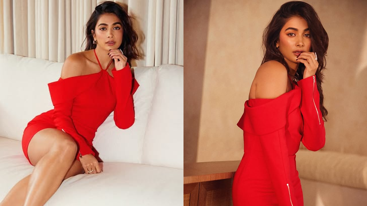 Pooja Hegde: రెడ్‌ డ్రెస్‌లో మెస్మరైజ్ చేస్తున్న పూజా హెగ్డే